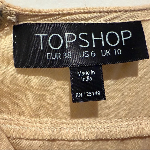 Topshop Beige Lace Maxi Dress - Picture 8 of 8